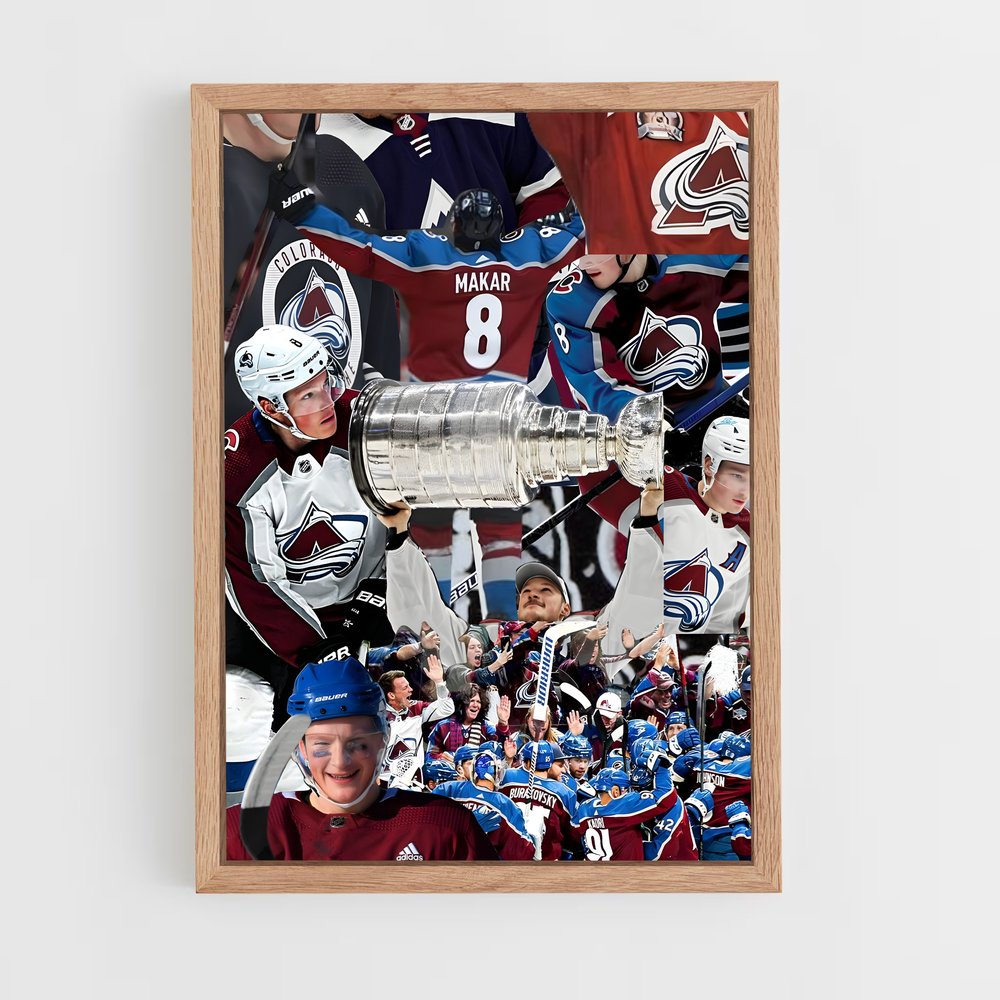 Poster Victoire Avalanche – affiche Hockey sur glace (vue 4)